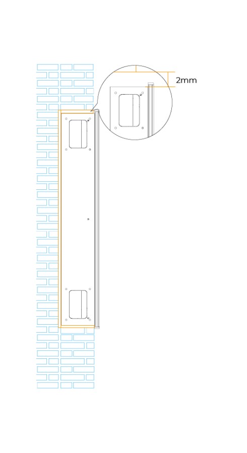 暗裝平面示意圖