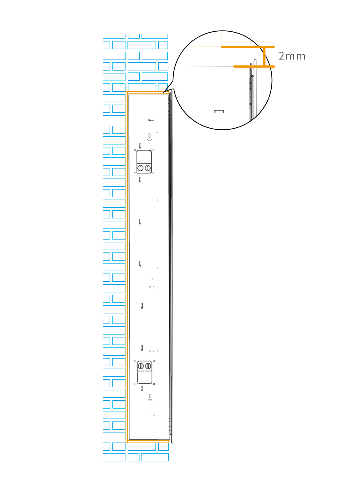 暗裝平面示意圖